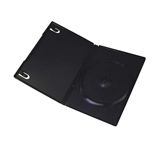 Progo 50 Pack Standard Black Single DVD Cases 14MM