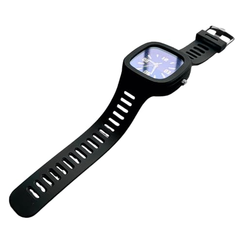Square Watch Kids - 防水学生用腕時計、アウトドアスポーツ時計 |子供の日の誕生日イースター用の多用途ストラップ、耐衝撃性調節可能な快適なリストバンド毎日の学校活動