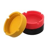 Photo Gallery vicasky 3 pezzi posacenere in silicone piccolo rotondo resistente e portacenere auto e casa con base antiscivolo nero rosso giallo per hotel e ufficio Photo Gallery vicasky 3 pezzi posacenere in silicone piccolo rotondo resistente e portacenere auto e casa con base antiscivolo nero rosso giallo per hotel e ufficio