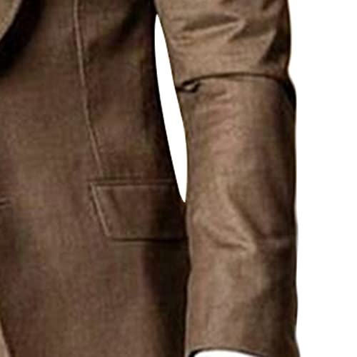 Men's Shawl Lapel 2 Piece Suit Vintage Party Dinner Wedding Tuxedo Suits Solid Single Breasted Blazer Pants Set3