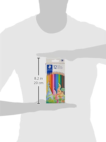 Lápis de Cor Hexagonal, Staedtler, 175 C12, 12 Cores