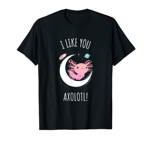 Kawaii Anime Axolotl Space shirt | ME GUSTA AXOLOTL Camiseta