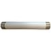 Drop Pipe, Metal, Thread, 12in. L, White