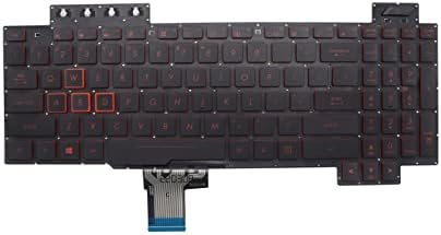 New Keyboard for Asus TUF Gaming FX504 FX504GD FX504GE FX504GM FX80 FX80GM FX505 FX505GD FX505GE FX505GM FX86 FX705 FX705G/FX705GM/FX705GE/FX705GD with Backlit US image 3