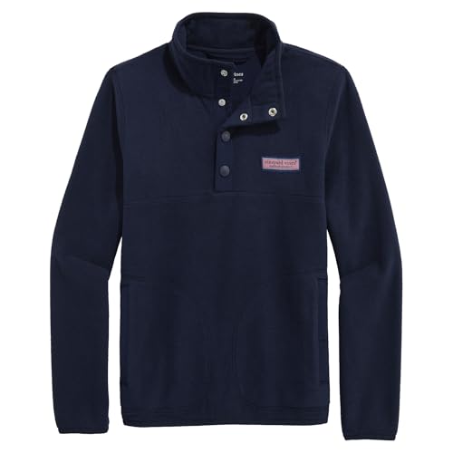 vineyard vines Boys Harbor Fleece Quarter-snap