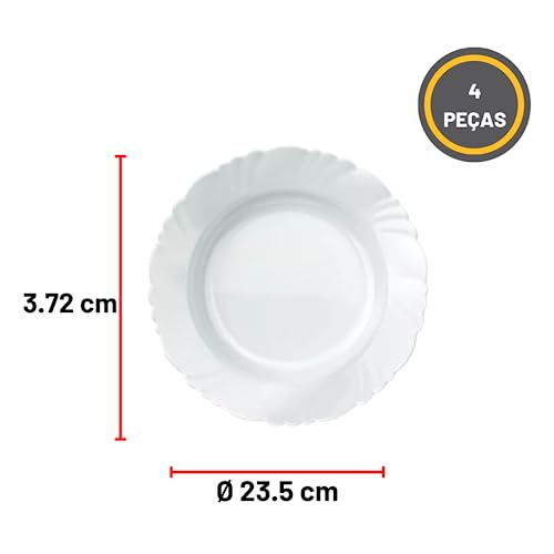 Aparelho de Jantar 8 Peças de Vidro Pétala Light Duralex