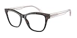 Brillen Emporio Armani EA 3193 Shiny Spotted Brown Pink 54/16/140 Damen