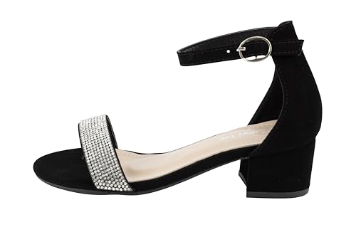 Image of Lucky Top Girls Dress Sandal Low Heel Ankle Strap