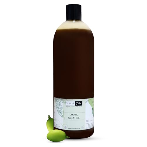 Freshskin Beauty LTD | Neem Oil Organic 1000ml (1 Litre) - 100% Organic Pure Natural Cruelty Free & Vegan Friendly