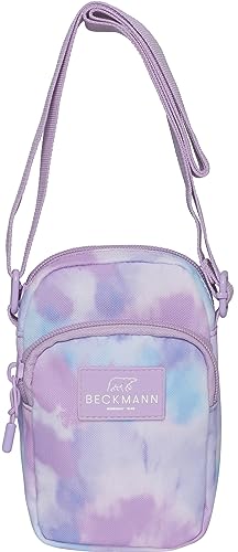 Beckmann, Crossbodybag Sport Tie Dye, Umhängetasche Schultertasche für Kinder, weiterführende Schule, Pink