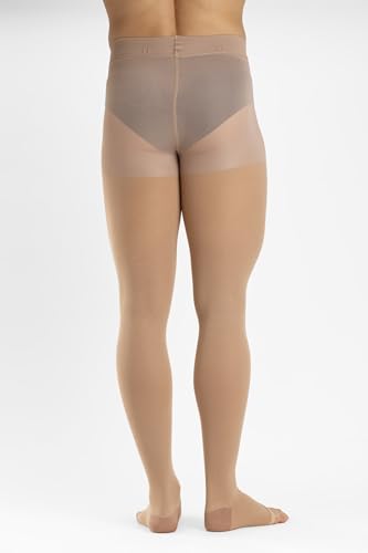 Image of Relaxsan M2080A Cotton open-toe medical compression tights (20-30 mmHg), 100% Made in Italy