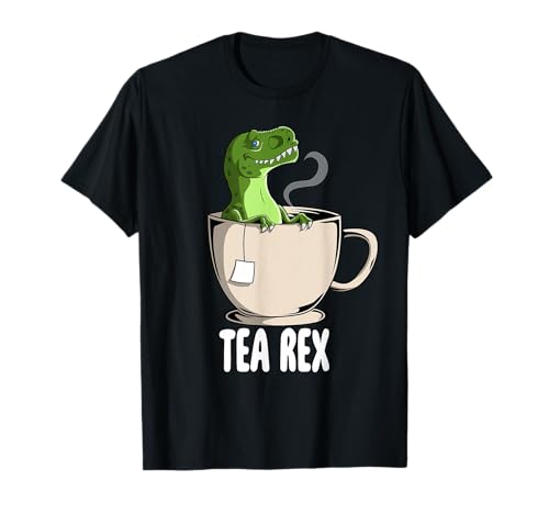 Tea Rex T-Rex Dinosaure Witz Jeu de Mots Tyrannosaure T-Shirt