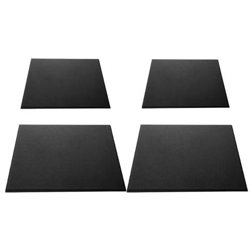 AUTSUPPL 4pcs Self-Adhesive Square Felt Bulletin Board Tiles for Home Office Easy to Apply Memo Wall Stickers Sound-Absorbing Felt Panels for Bedrooms Classrooms