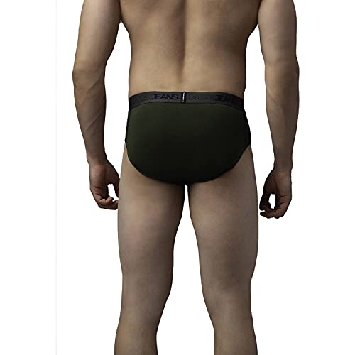 Image of Underjeans Men Cotton Blend Brief - Pack of 2