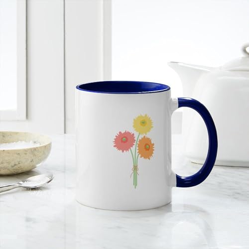 Taza de cerámica 11 oz Gerbera Daisies CafePress miniatura 6