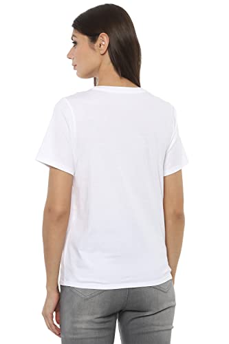 Image of Van Heusen Women's Solid Regular Fit T-Shirt