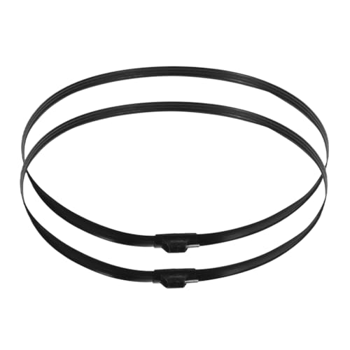 PRETYZOOM 2 Piezas 156cm/18 Pulgadas Anillo Retención Del Ventilador Reemplazo Aro Anillo Fijo De PláStico Para Ventilador De Pie Y Ventilador De Torre Accesorios Metro El Plastico Circulo