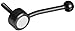 Carbon Steel Angled Adjustable Handle with Ball Knob, Threaded Stud, 3-15/16" Length, 1-13/32" Height, 3/8"-16 TPI Thread, 49/64" Thread Length (Pack of 1)