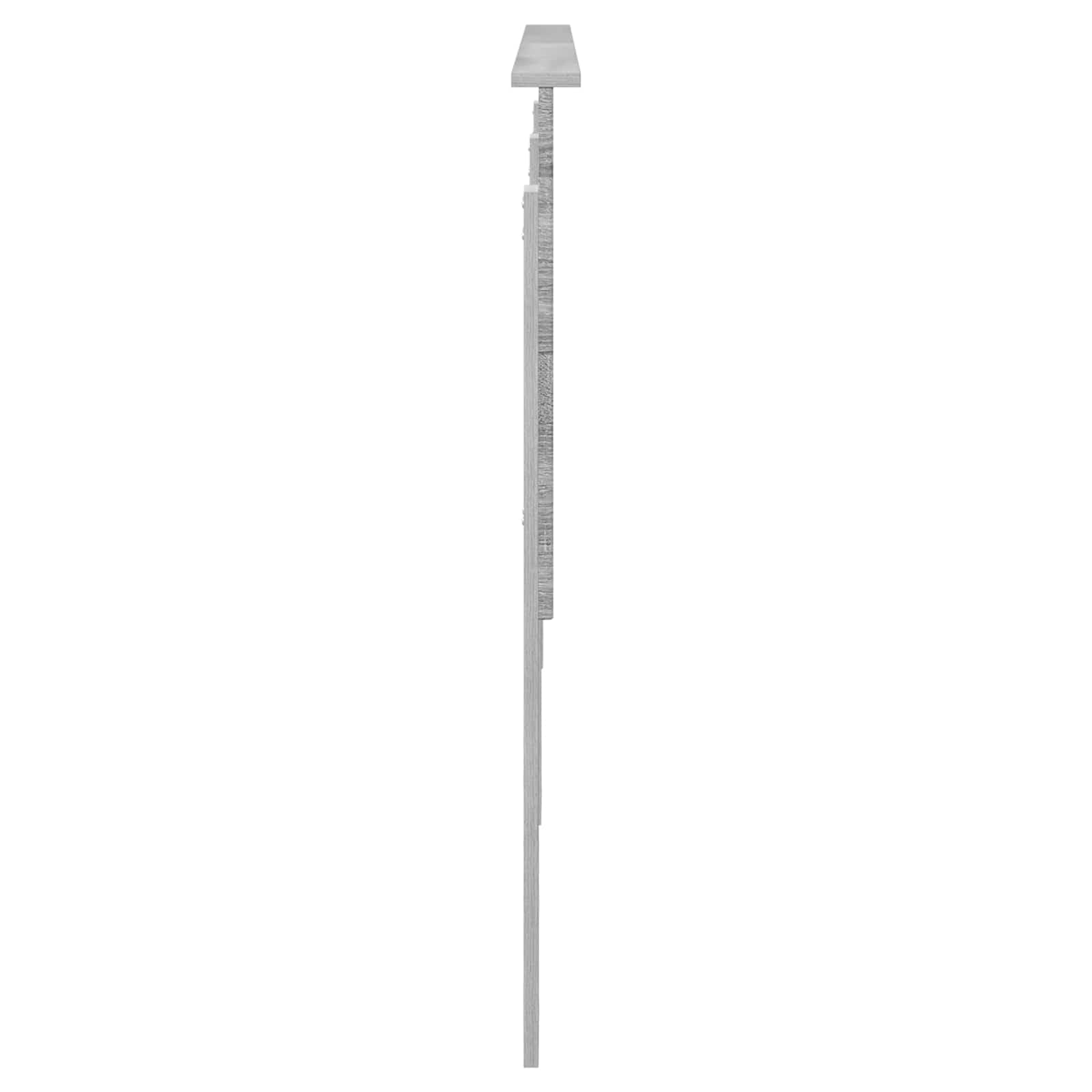 vidaXL Cabecero con cabecera Gris Sonoma 200 cm Madera contrachapada, Accesorios Elegantes para el Dormitorio, Decorativos Modernos, Zona de Descanso Comfy, diseño contemporáneo