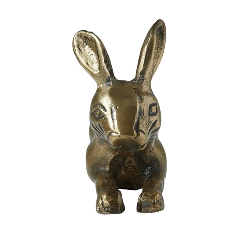 Lapin décoratif en métal gaufré pour une atmosphère poétique