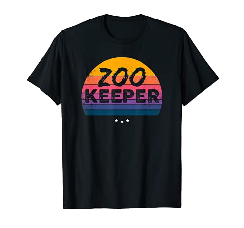 Divertente Zoo Keeper Maglietta