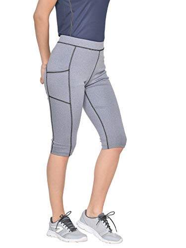 Image of CHKOKKO Women's High Rise Regular Fit Polyester Blend Leggings