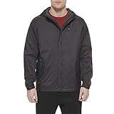 Tommy Hilfiger Chaqueta impermeable transpirable con capucha para hombre, XX-Large