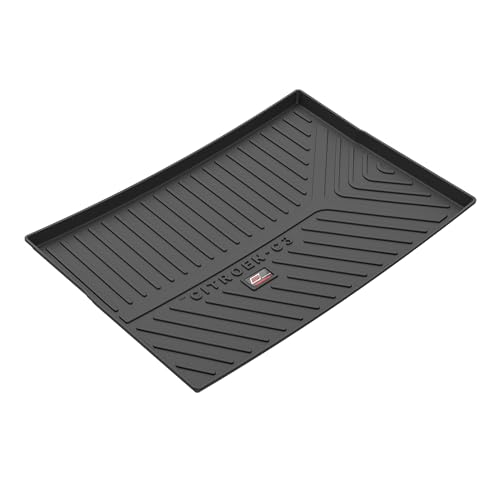 Image of GFX Trunk Boot Dicky Mat Rear Mats (After-Market) Compatible with Citroen C3 (2022) Onwards Black