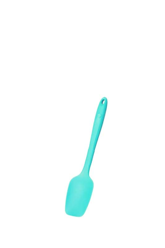 Kochblume Kochlöffel, Backlöffel, Soßenlöffel L & Flexlöffel S 4er Set | Premium-Silikon & BPA frei| Hitzbeständig | Spülmaschinenfest | Farbe: türkis