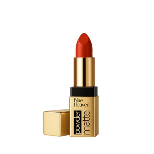 Image of Blue Heaven Powder Matte Lipstick Fiery Orange