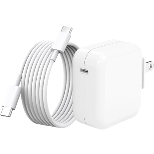 MacBook Air Charger Fast Charging Apple 30W USB C Power Adapter Extra Long USBC Cable 10FT Compatible with MacBook Pro 13 14 15 16 inch M1 M2 M3 M4 M5 Apple Laptop iPhone 17 16 15 Pro Max iPad Airpods