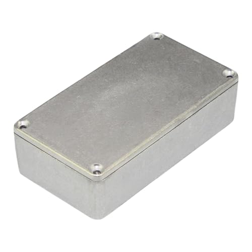 Scatola di Recinzione in Alluminio Pressofuso, Scatola Derivazione IP54 Impermeabile per Progetti Elettronici, per Alimentazione Esterna/Esterno, Argento, 112x61x32mm