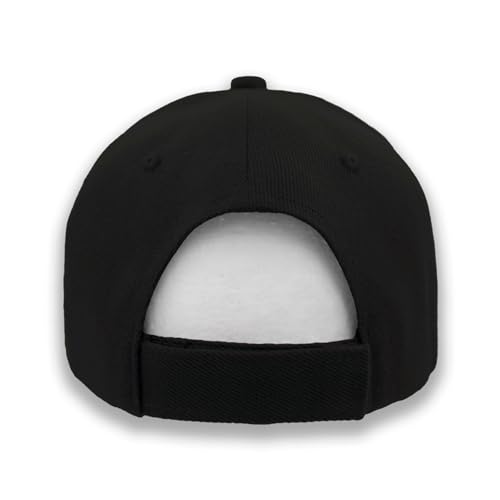 Gorra ajustable unisex talla única negra miniatura 2