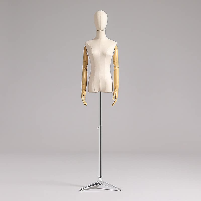 Buy mannequin Female Mannequin Torso Dress Form Manikin Body with Arm