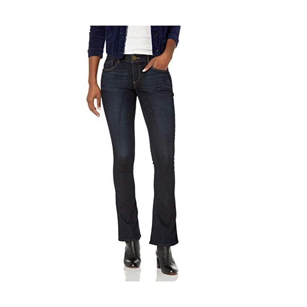 Democracy Women's "Ab"solution Itty Bitty Boot Jeans, Indigo, 12