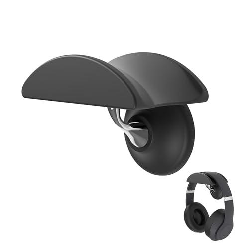 Hoofdtelefoonhouder voor tafel, hoofdtelefoonstandaard, zwarte hoofdtelefoonstandaard, gaming-accessoires, kamerdecoratie, wandbevestiging, hoofdtelefoonhouder voor het opbergen van hoofdtelefoons