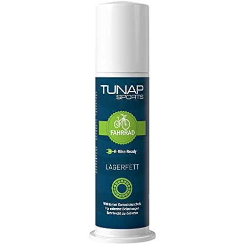 TUNAP SPORTS Lagerfett, 100 g | Schmierung für die Tretlager, Steuersatz und Getriebe am Fahrrad | Paste aus praktischem Spender ohne verschmierte Finger (Spender 100g) Cover