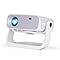 Wielio 2025 Nouveau projecteur intelligent, applications intégrées, Android 11, 1080P natif avec prise en charge 4K, correction trapézoïdale, WiFi 6 et Bluetooth 5.2, 33 000 lumens, projecteur home ci
