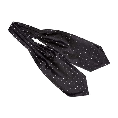 Image of The Tie Hub Paisley Microfiber Cravat Ascot Tie for Men Elegant Formal Neckwear