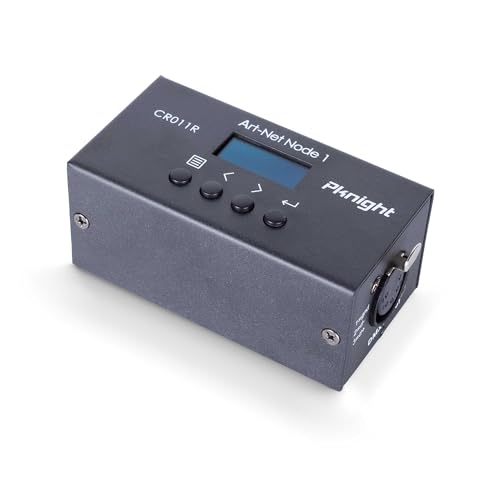 Pknight Interfaz de Control de Iluminación Ethernet ArtNet DMX Bidireccional | un universo (RDM no compatible)