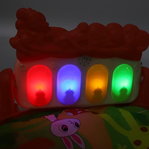Syrisora ​​Bebê Kick Piano Tapete Infantil Desenhos Animados Floresta Animal Padrão Infantil Música