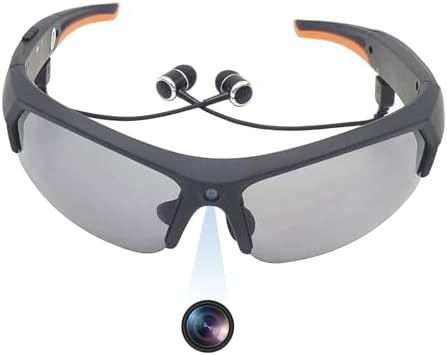 Bluetooth Camera Sunglasses for Men HD 1080P Video