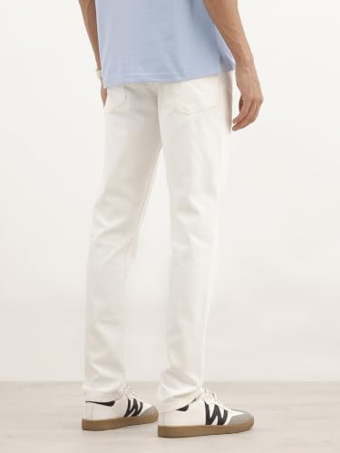 Image of WROGN Men's Slim Fit Jeans | Mid Rise | Jeans for Man