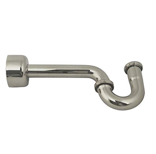 Westbrass D400-1-07 P-Trap, Satin Nickel, 1 Pack - Image 4