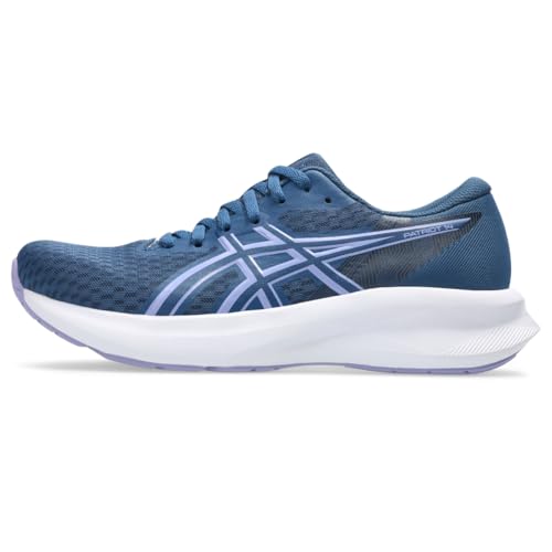 ASICS Women's Patriot 14 Running Shoes, 7.5, Twilight Blue/Bluebell