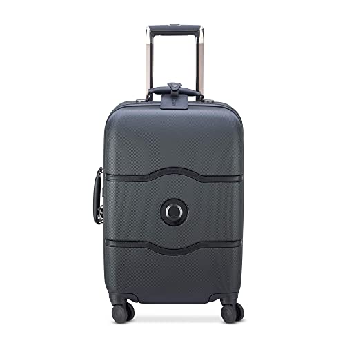Product Image of the DELSEY PARIS Chatelet Hard+ Hardside Luggage with Spinner Wheels, Black, Carry-on 21 Inch