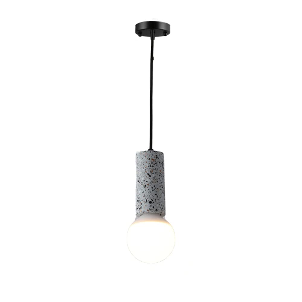 Iluminación colgante de granja en cemento ideal para comedores y restaurantes