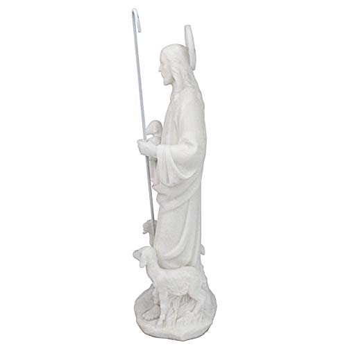 Estatua religiosa de Jesús Buen Pastor 12.5 in miniatura 3