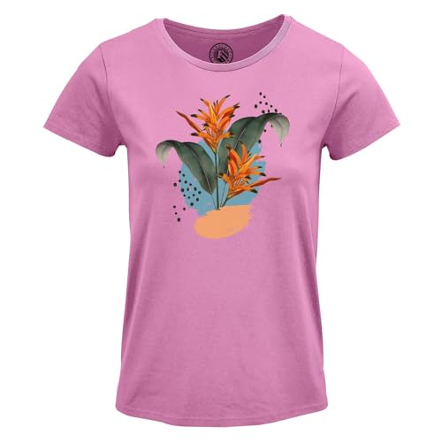 T-Shirt Femme Col Rond Heliconia anti-transpiration pour rester fraîche en été