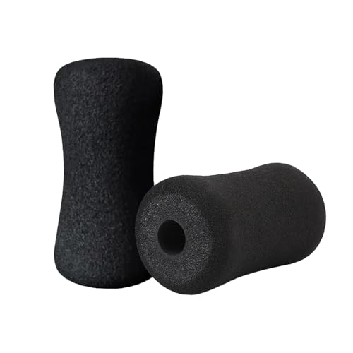 Generisch - Lot de 4 coussinets de pieds en mousse, coussinets d'haltères, améliorateurs de poignée pour appareils de musculation, confort antidérapant pour barres d'haltères, vélos elliptiques, accessoires de